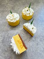 Mango & yogurt mousse cake