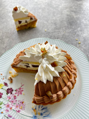 Mont Blanc Almond Tart